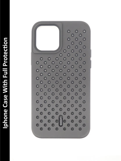 IPhone Premium Soft Polycarbonate Case/Cover | Grey Colour | Style: IP_05