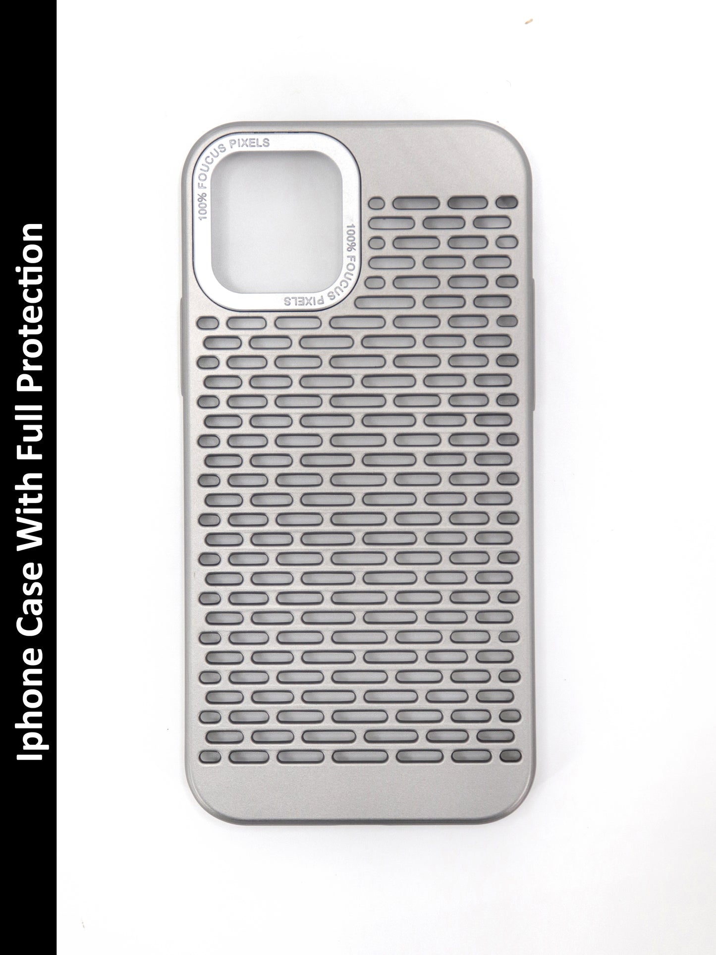 IPhone Premium Soft Polycarbonate Case/Cover | Grey Colour | Style: IP_01