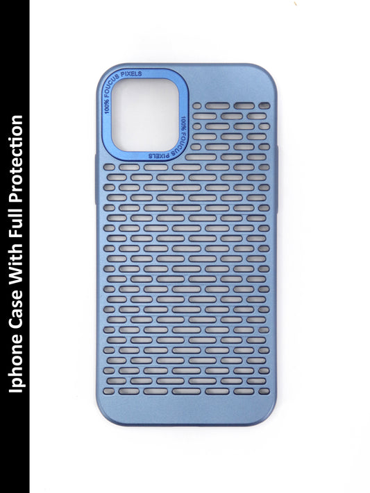 IPhone Premium Soft Polycarbonate Case/Cover | Blue Colour | Style: IP_01