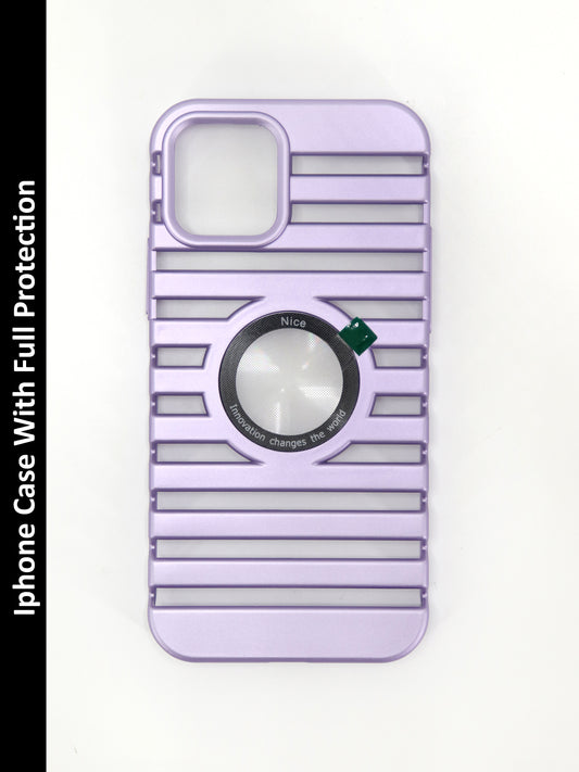 IPhone Premium Soft Polycarbonate Case/Cover | Purple Colour | Style: IP_06