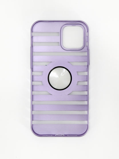 IPhone Premium Soft Polycarbonate Case/Cover | Purple Colour | Style: IP_06